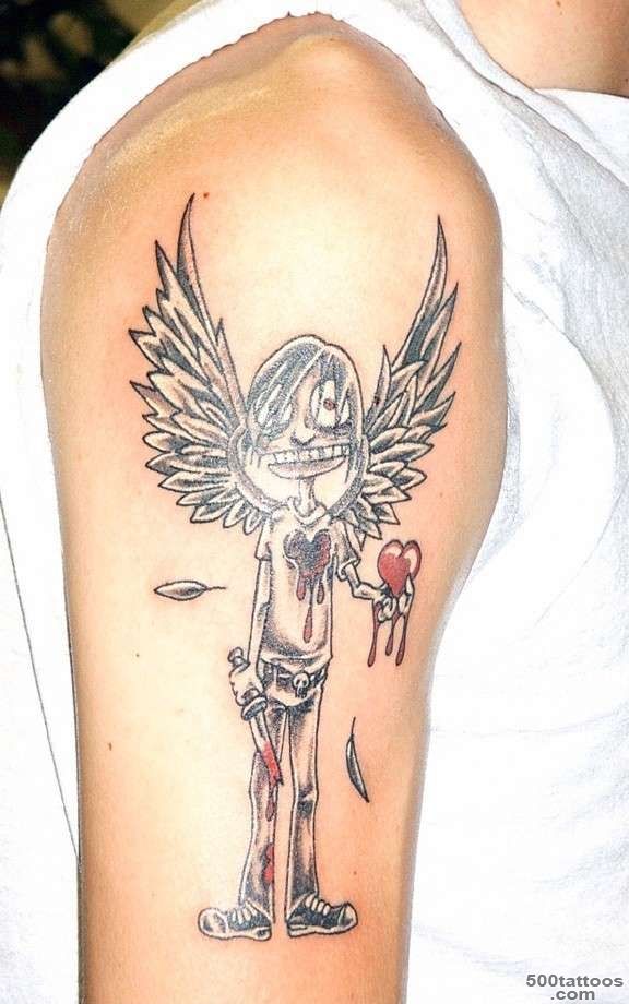 Emo Lifestyle emo angel tattoo_16