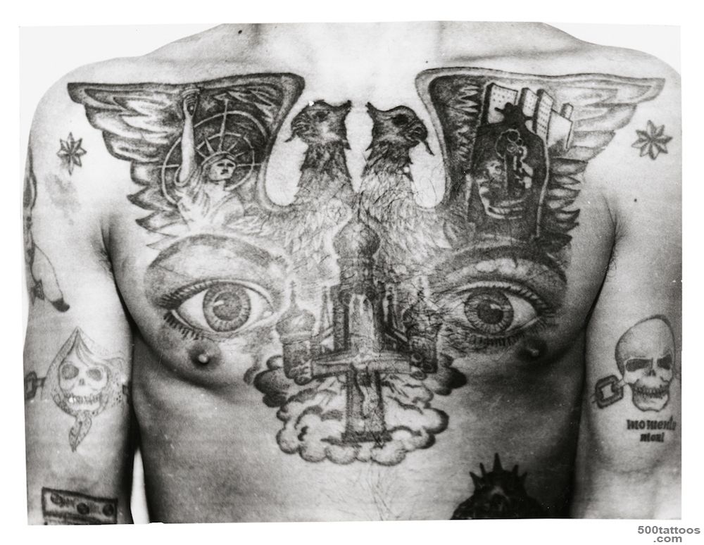 Russian Gangster Tattoos...Decoding The Mark Of Cain 1960 1989  _33