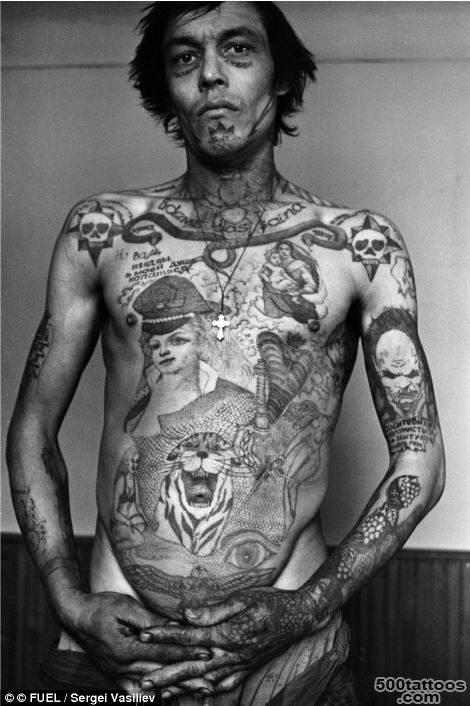 Symbols of a life of crime The fading tattoos on Russia#39s ..._38