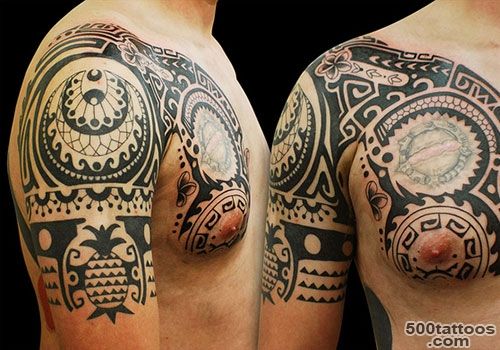 28 Ethnic Polynesian Tattoo Designs  Creative Fan_13