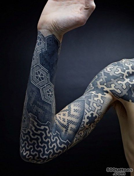 Dotwork Ethnic tattoo sleeve idea  Best Tattoo Ideas Gallery_10