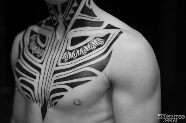Ethnic Ocean Tribes Blackwork tattoos on Legs  Best Tattoo Ideas ..._32