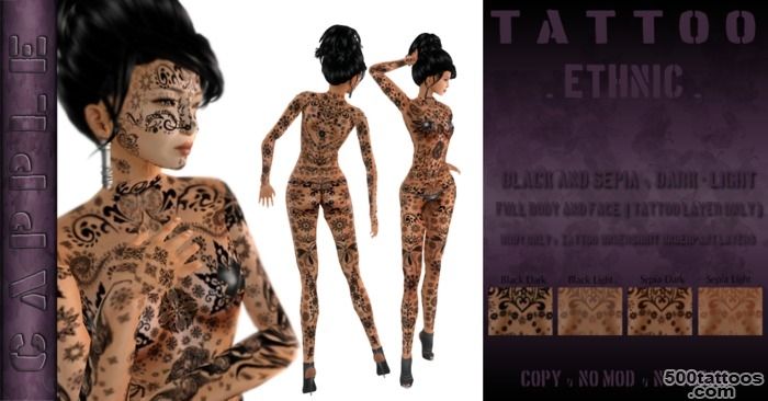 Second Life Marketplace   CAPPLE Tattoo Ethnic   Body and Body ..._30