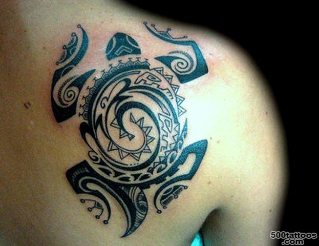 turtle on girl#39s shoulder ethnic polynesian tattoo   Polynesian ..._15