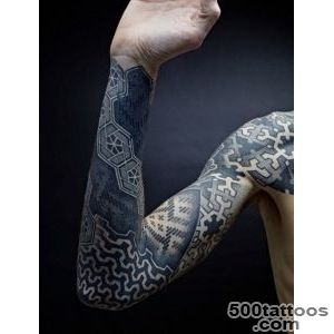 Dotwork Ethnic tattoo sleeve idea  Best Tattoo Ideas Gallery_10