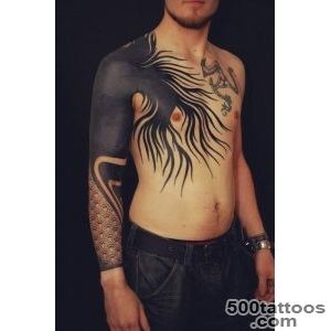 Ethnic Blackwork tattoo  Best Tattoo Ideas Gallery_29
