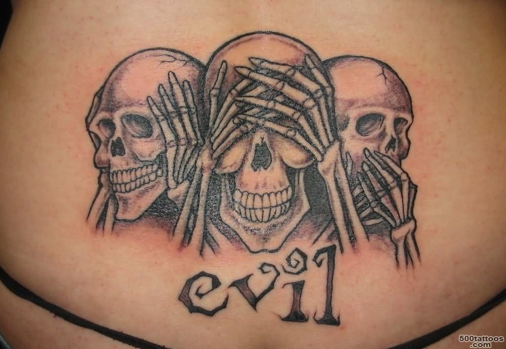 Hear No Evil See No Evil Speak No Evil Tattoos with Meaning ..._27