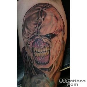 Evil Zombie Portrait Tattoo_43