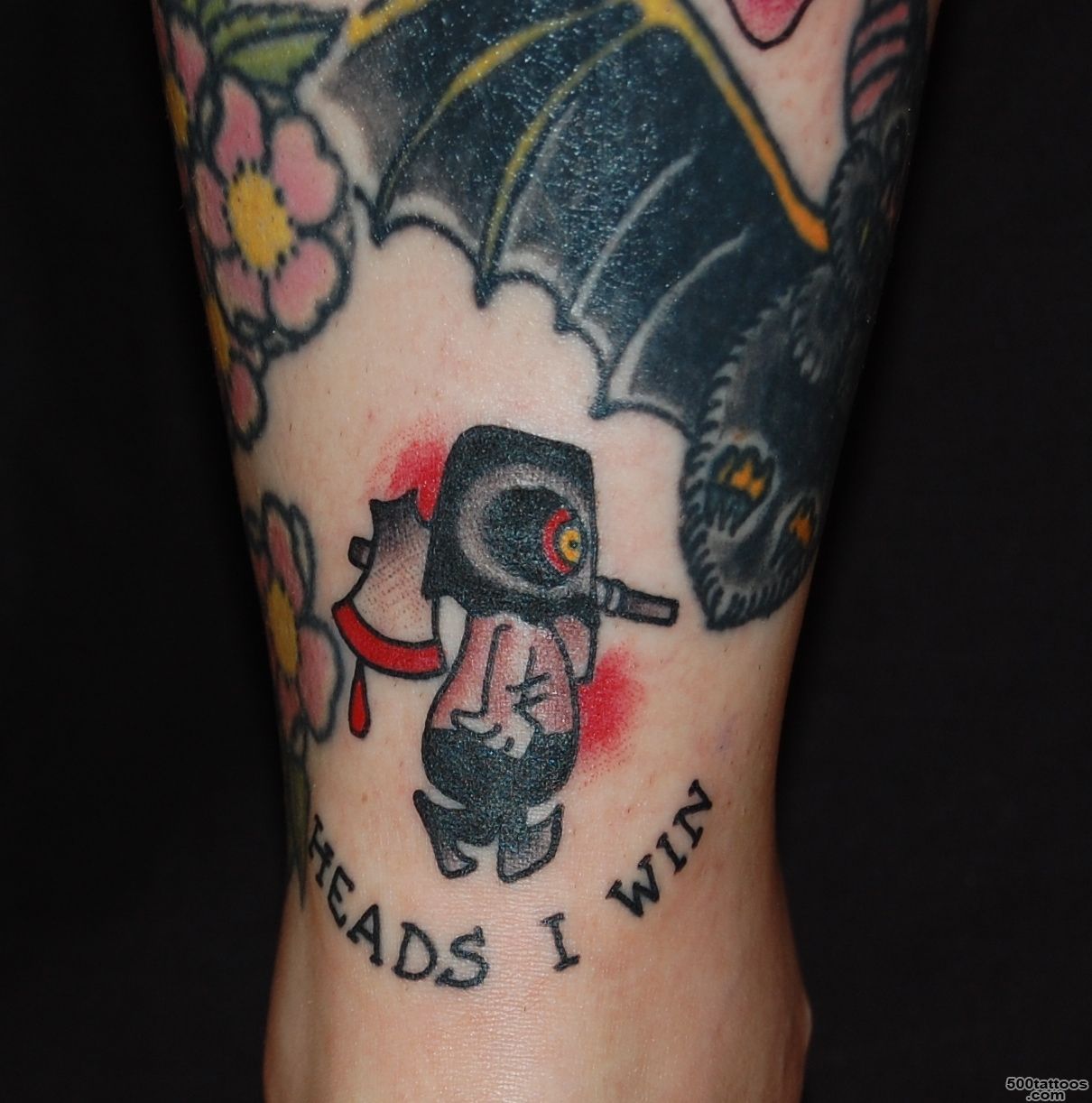 Jeb Maykut   Flyrite Tattoo Flower, Heart, Executioner, and Bat ..._25.JPG