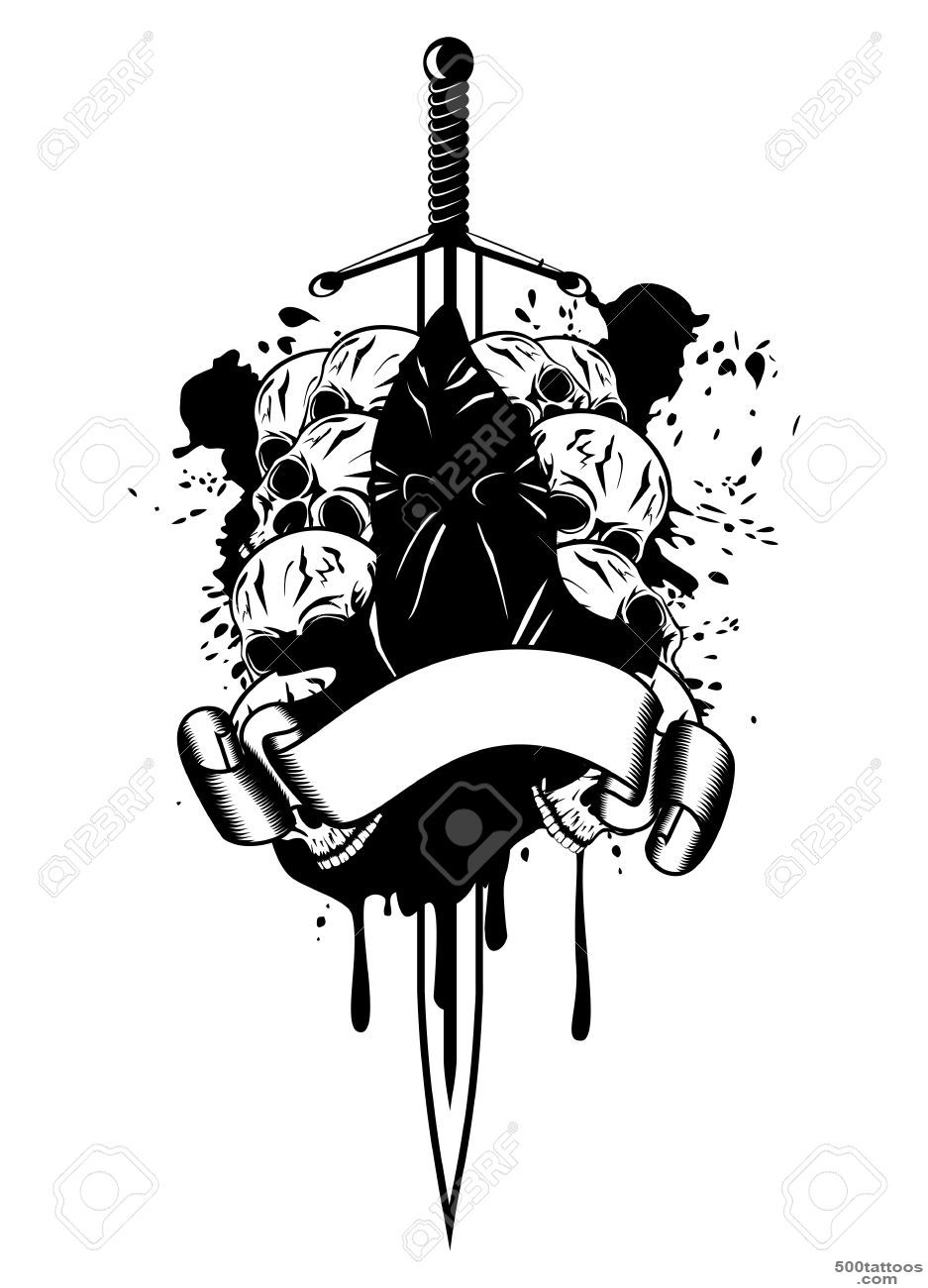 Vector Illustration Executioner And Skull Royalty Free Cliparts ..._17