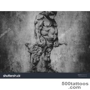 Tattoo Art, Sketch Of An Executioner Stock Photo 304401032 _31