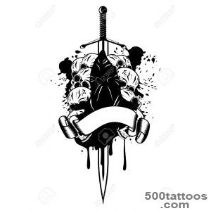 Vector Illustration Executioner And Skull Royalty Free Cliparts _17