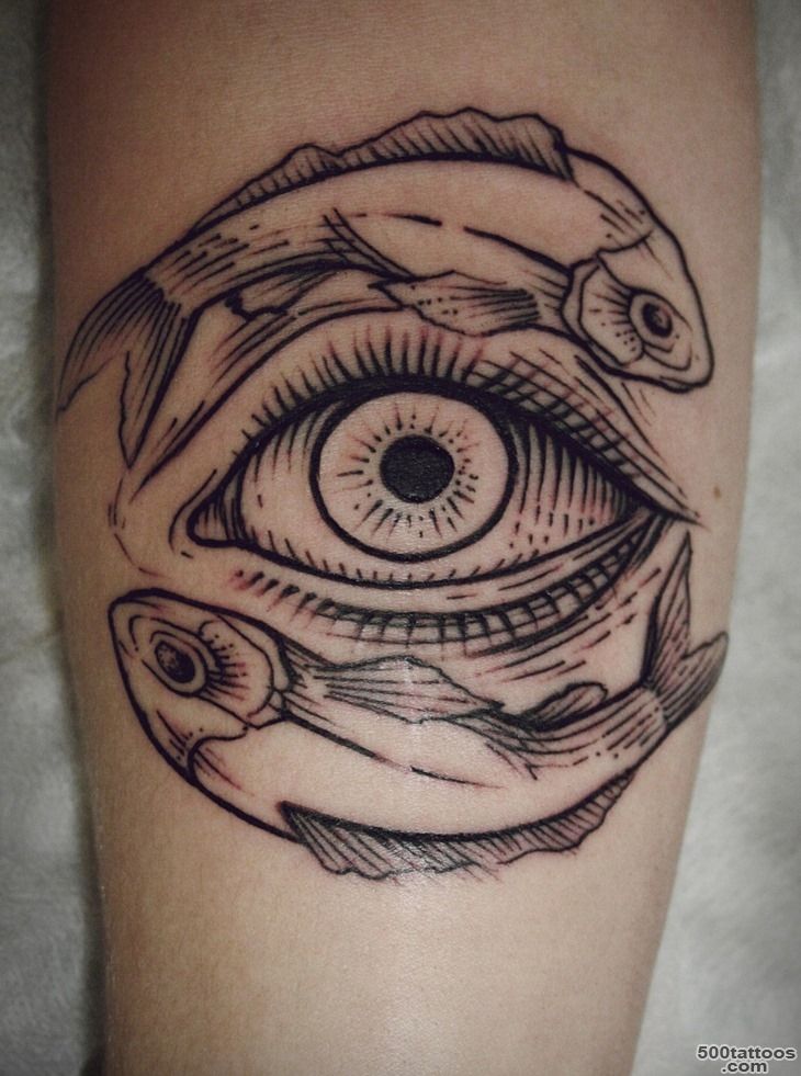 Fish Art n Eye Tattoo Design  Tattoobite.com_45
