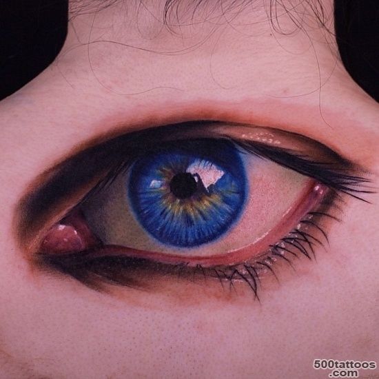 John Anderton  super realistic blue eye tattoo  Respectable ..._49