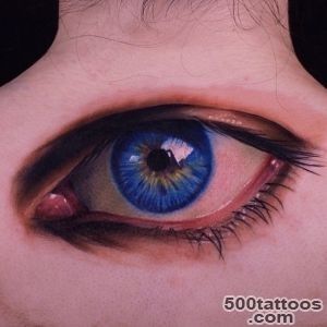 John Anderton  super realistic blue eye tattoo  Respectable _49