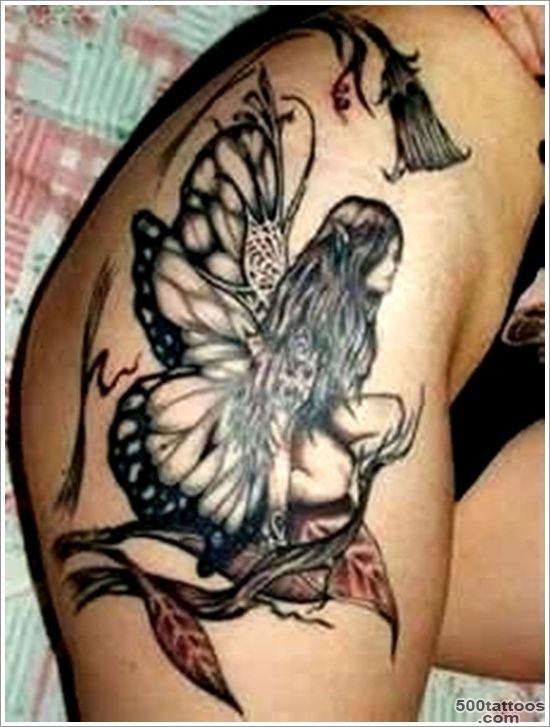 40+ Hot and Sexy Fairy Tattoo Designs for Women and Men_9