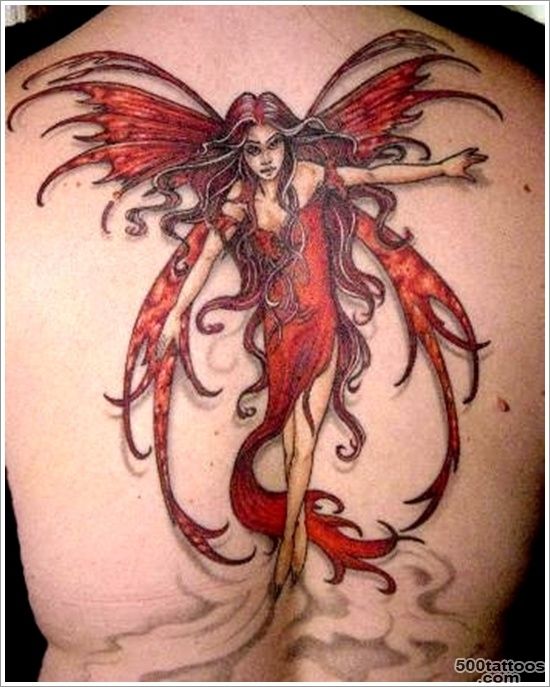 40+ Hot and Sexy Fairy Tattoo Designs for Women and Men_10