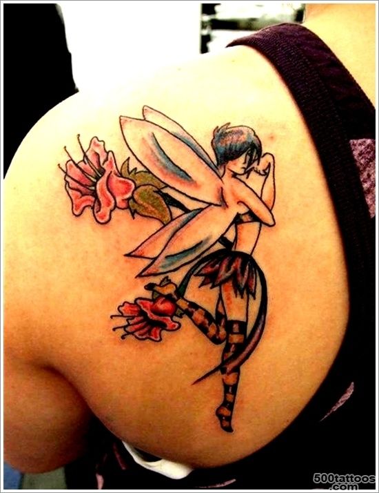 40+ Hot and Sexy Fairy Tattoo Designs for Women and Men_19
