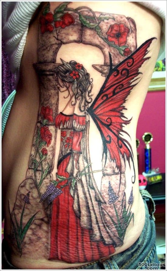 40+ Hot and Sexy Fairy Tattoo Designs for Women and Men_40