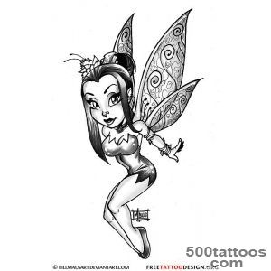 Fairy Tattoos  Cute, Evil, Small Fairy Tattoo Designs And Ideas_37