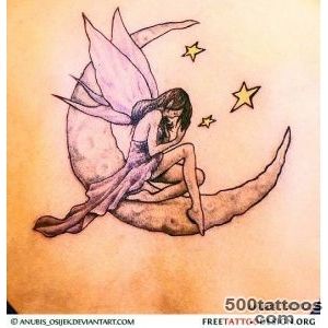 Free Fairy Tattoo Designs  Moon Star Fairy Tattoos Tattoo Designs _32