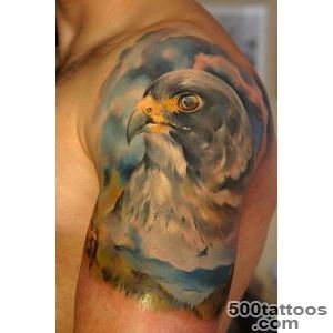 Falcon tattoo design, idea, image