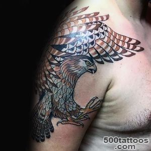 90 Falcon Tattoo Designs For Men   Winged Ink Ideas_9