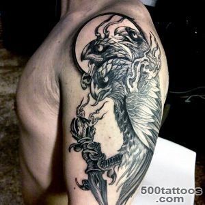 90 Falcon Tattoo Designs For Men   Winged Ink Ideas_39