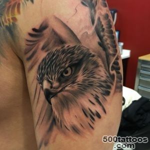 Jimmy Javier @jimmytat Working On This Falcon Tattoo On My Homie _18
