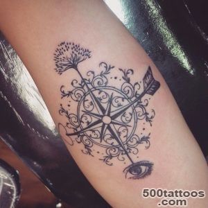 1000+ ideas about Feminine Compass Tattoo on Pinterest  Compass _21
