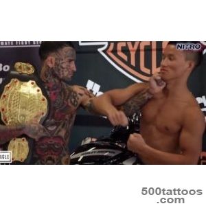 Tattooed MMA Fighter Acts Tough, Gets Knocked Out Instantly_50