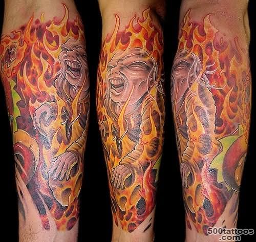 Fire amp Flame Tattoos, Designs And Ideas  Page 8_43
