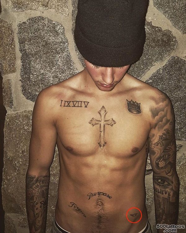 Here#39s A Brief History Of Justin Bieber#39s 52 Tattoos_23