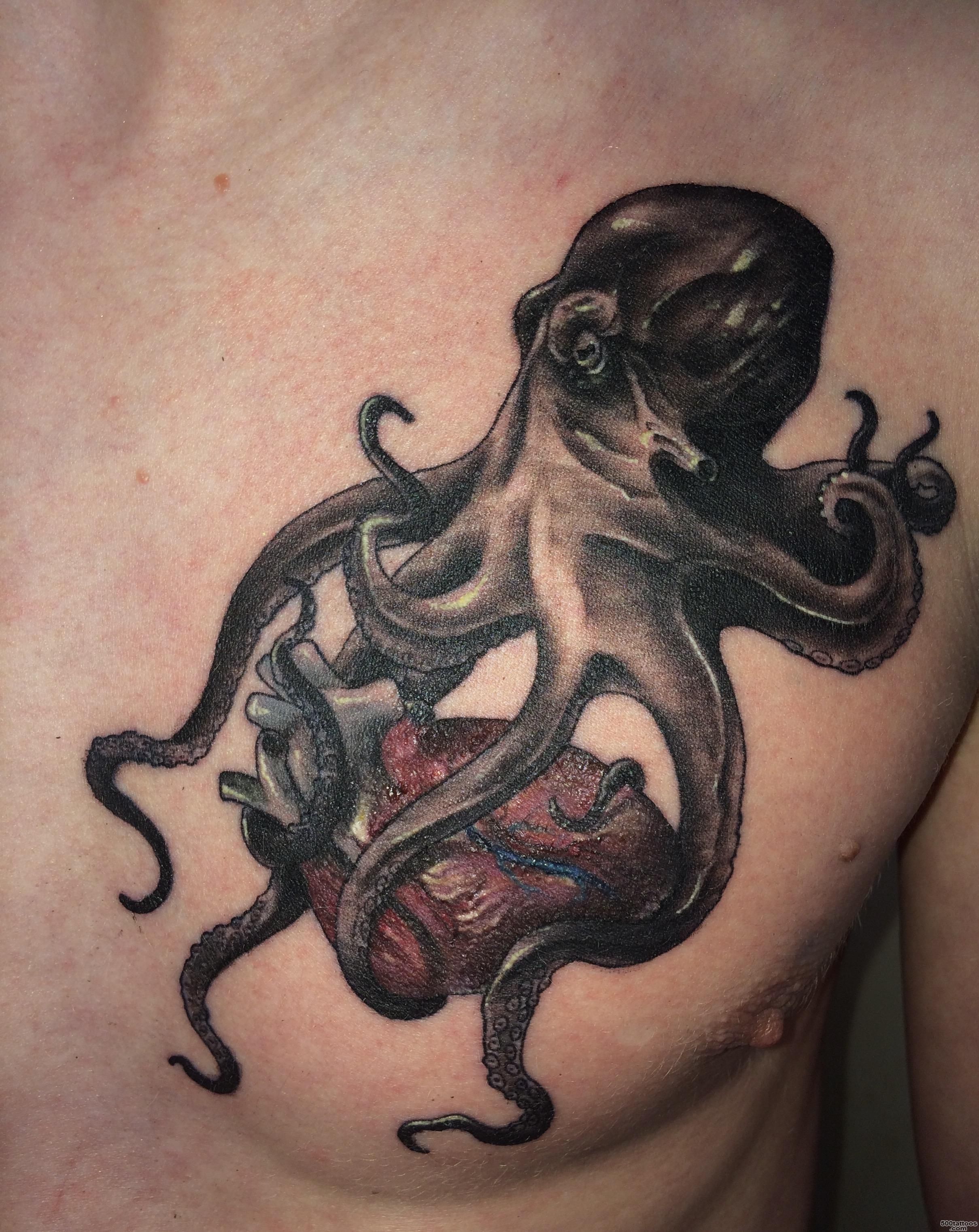 My first tattoo, Octopus! Pixie @ Studio 23, England.  tattoos_37