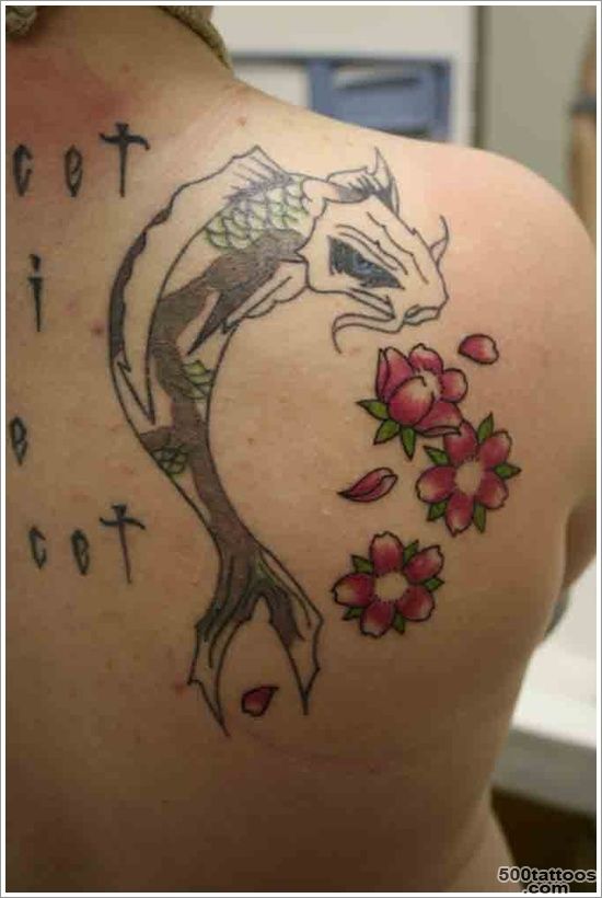 40 Beautiful Koi Fish Tattoo Designs_41