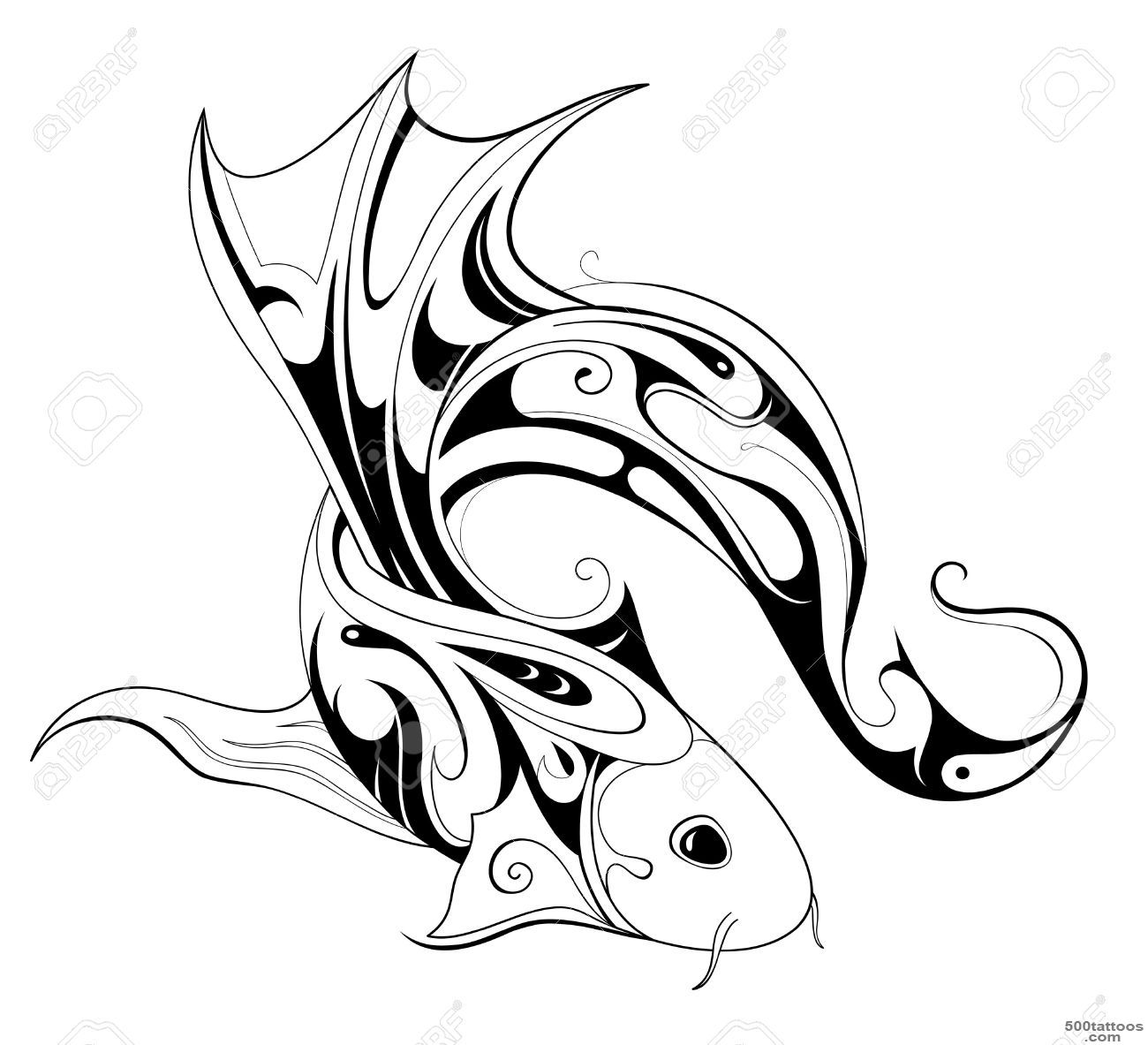 Koi Fish Tattoo Images, Stock Pictures, Royalty Free Koi Fish ..._34
