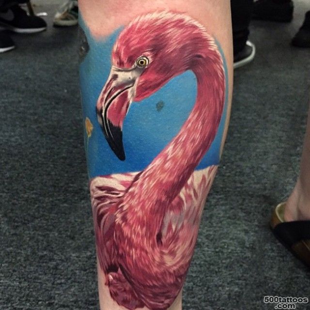 55+ Nice Flamingo Tattoos Ideas_10