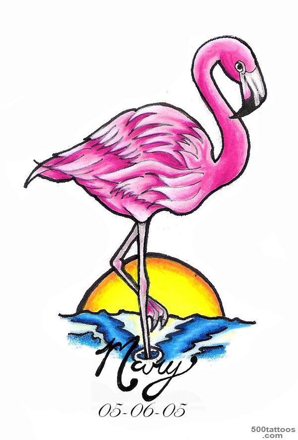 Flamingo Tattoo Images amp Designs_39