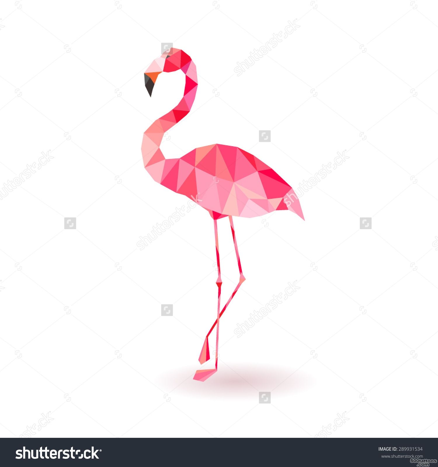 Flamingo Tattoo Stock Vectors amp Vector Clip Art  Shutterstock_27