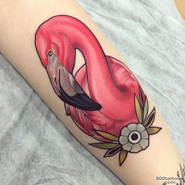 Tattoo Filter on Twitter #Neotraditional #flamingo #tattoo by ..._50