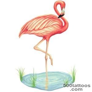 50+ Amazing Flamingo Tattoo Designs_40