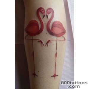 55+ Nice Flamingo Tattoos Ideas_6
