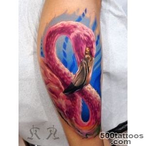 Colorful Flamingo Tattoo  Best tattoo ideas amp designs_5