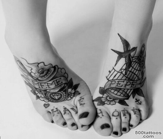 75 Cool Foot and Flip Flop Tattoos_2
