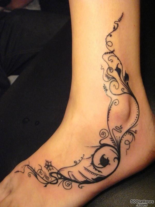100 Gorgeous Foot Tattoo Design You Must See_4