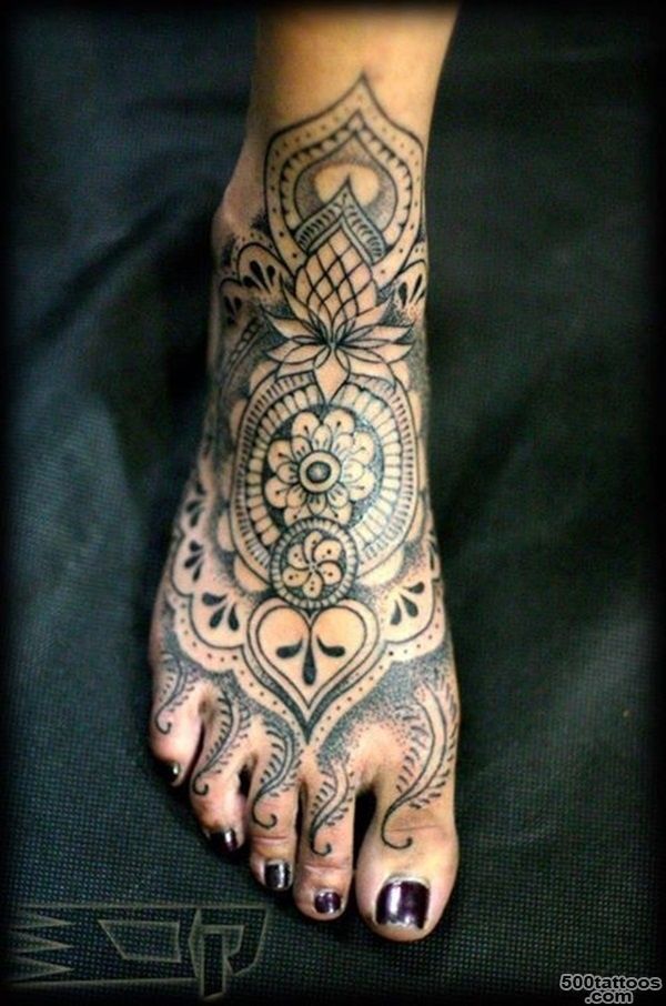 100 Gorgeous Foot Tattoo Design You Must See_27