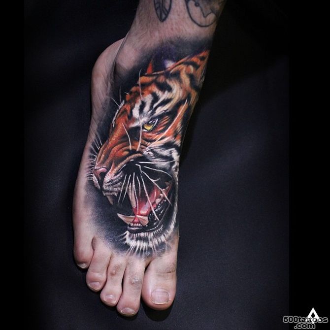 Tiger Foot Tattoo  Best tattoo ideas amp designs_45