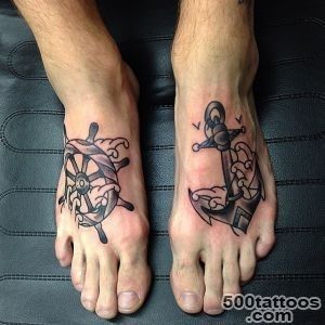 Foot tattoo design, idea, image