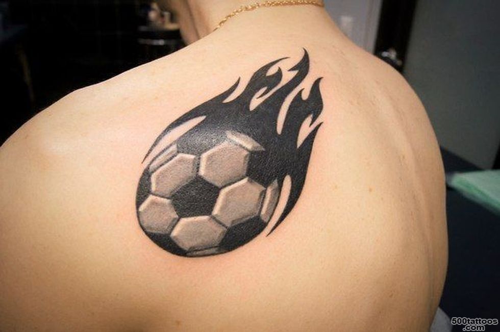 Best tattoo with the image of a football tattoo  Best Tattoo ..._13