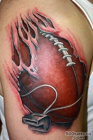 Football Tattoos Designs, Ideas and Meaning  Tattoos For You_8